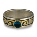 reflective images celtic wedding ring